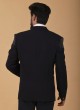 Navy Blue Imported Coat Suit For Reception
